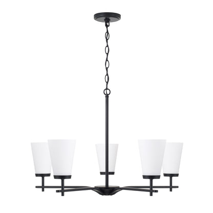 Capital Drake Small Chandelier - Matte Black