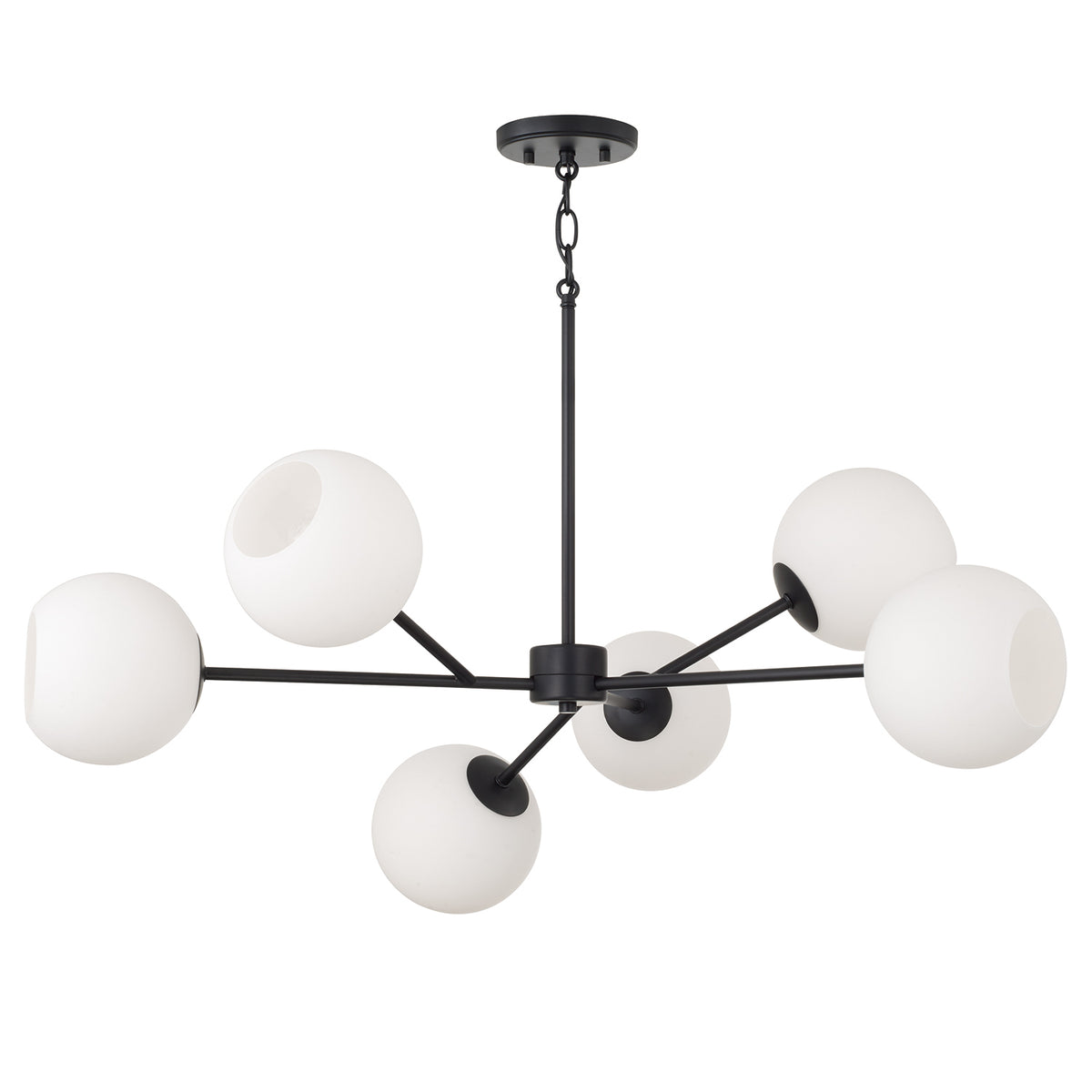 Capital Atlas Chandelier - Matte Black