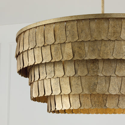 Capital Arden Chandelier in Ancestral Gold
