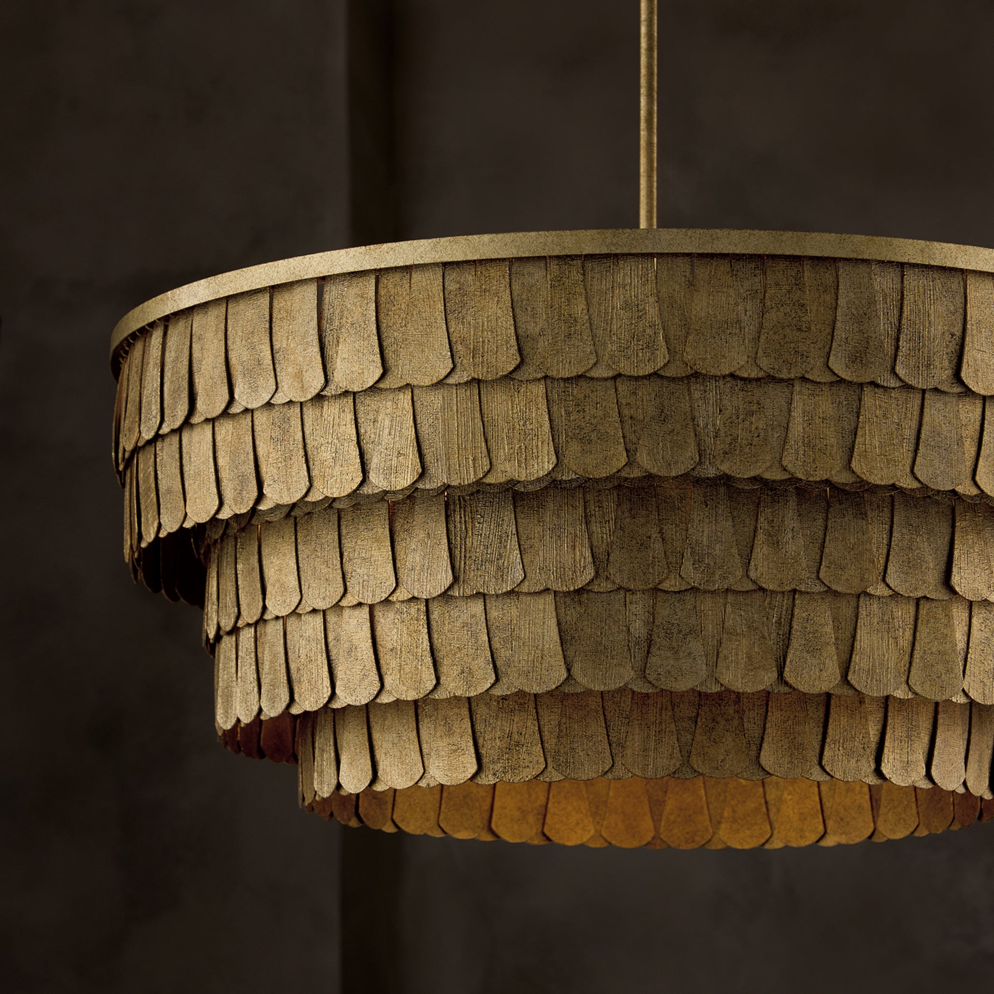 Capital Arden Chandelier in Ancestral Gold