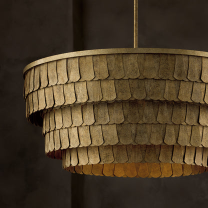 Capital Arden Chandelier in Ancestral Gold