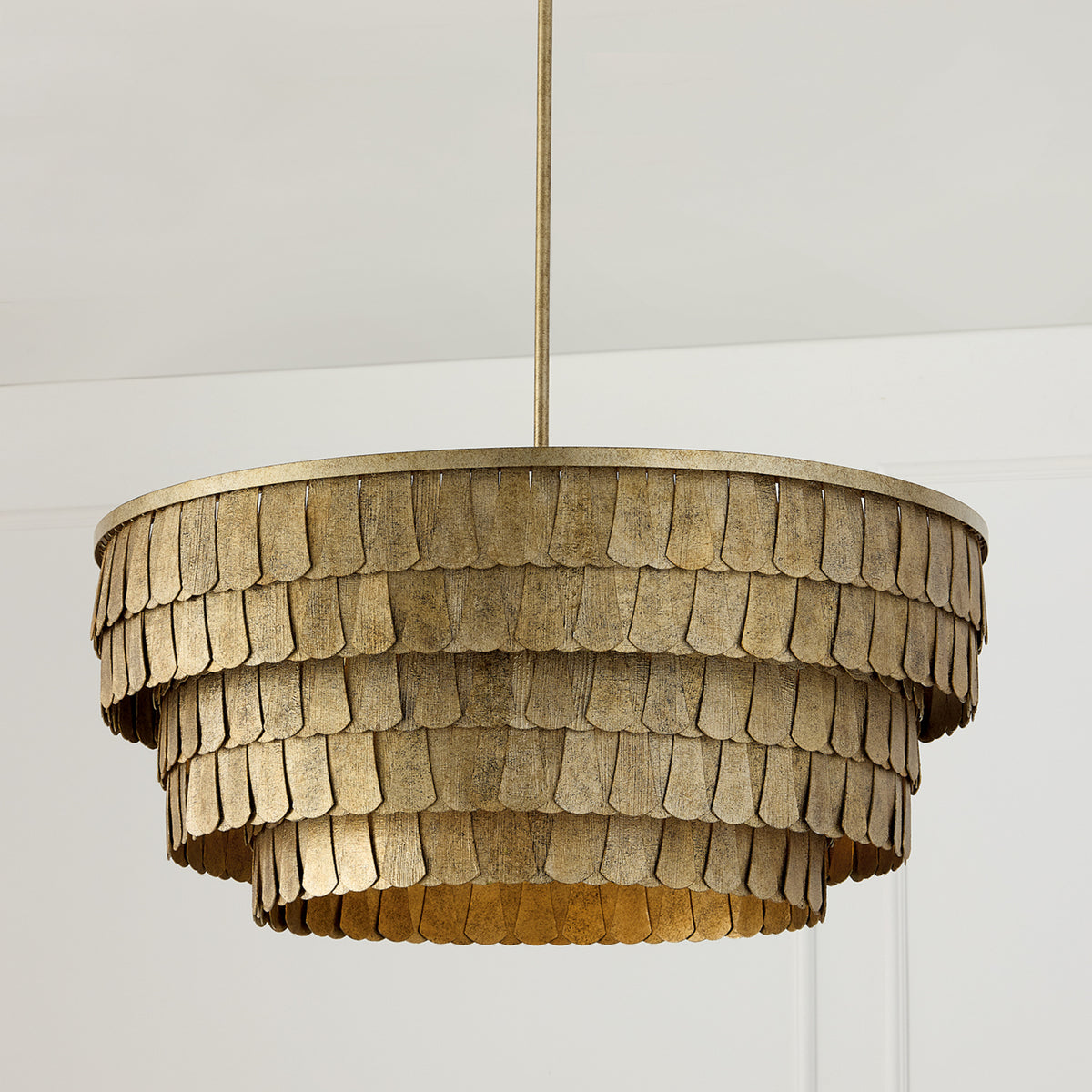 Capital Arden Chandelier in Ancestral Gold