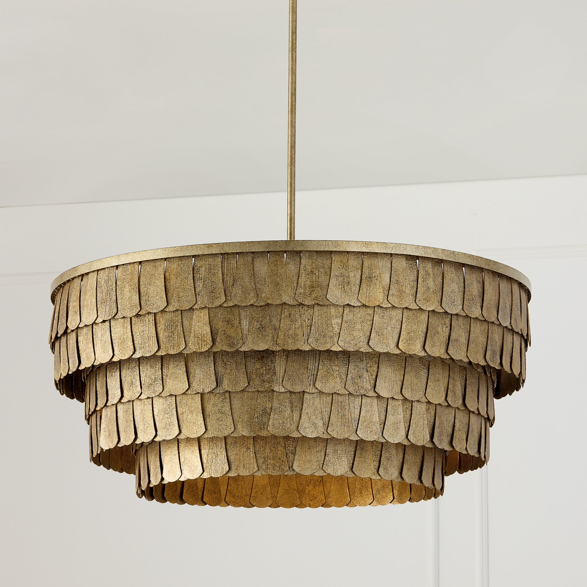 Capital Arden Chandelier in Ancestral Gold