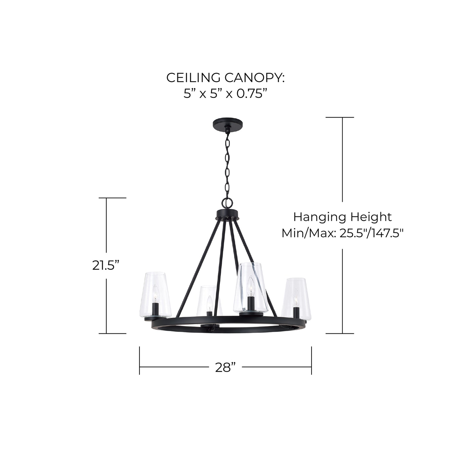 Capital Aaron Small Chandelier