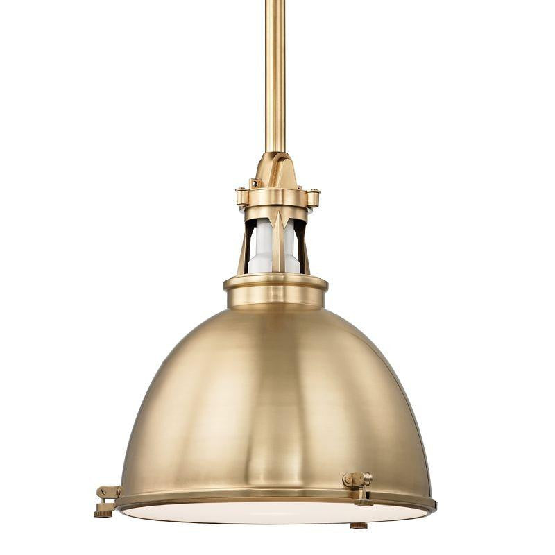 Hudson Valley Massena Pendant Aged Brass