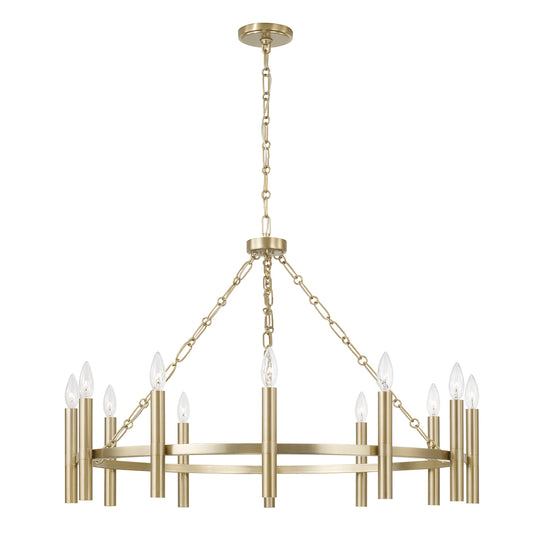 Capital Winton Medium Chandelier - Matte Brass