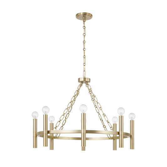Capital Winton Small Chandelier - Matte Brass