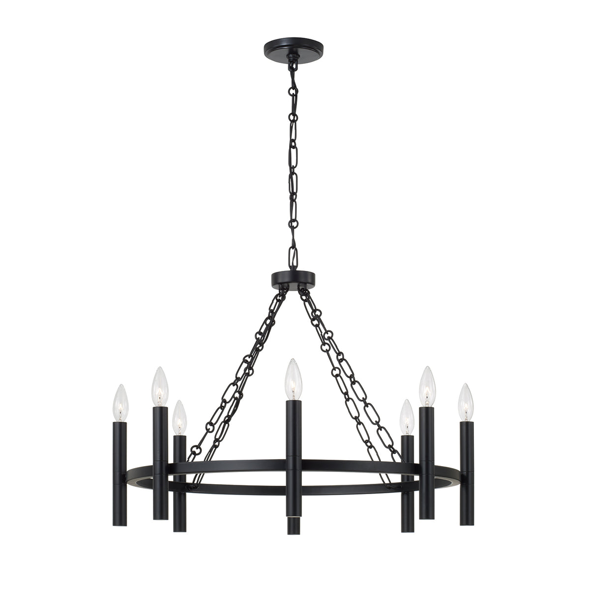 Capital Winton Small Chandelier - Matte Black