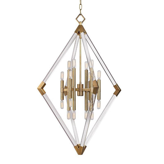 Hudson Valley Lyons Pendant Antique Brass