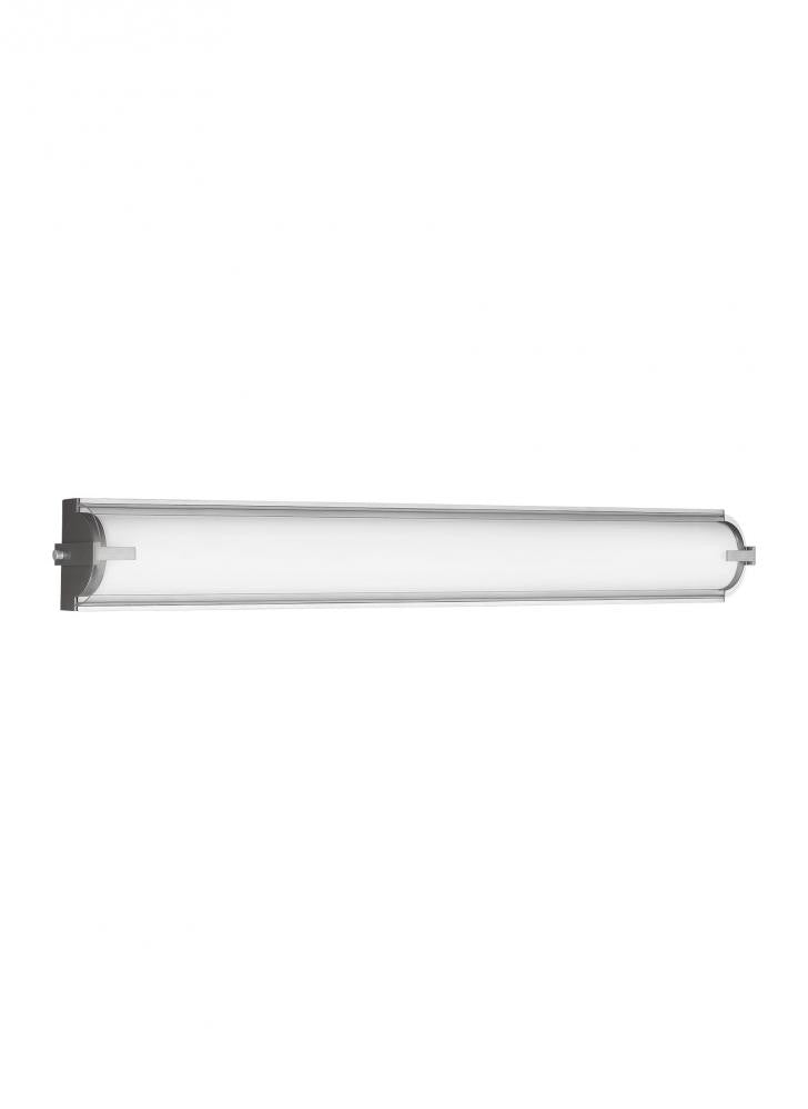 Generation Lighting Braunfels Large LED Wall / Bath Satin Aluminum