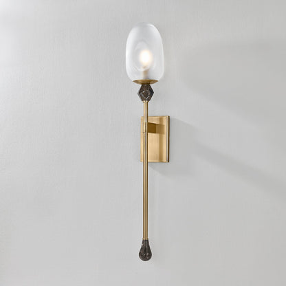 Corbett Daith Wall Sconce Vintage Brass Detail 1