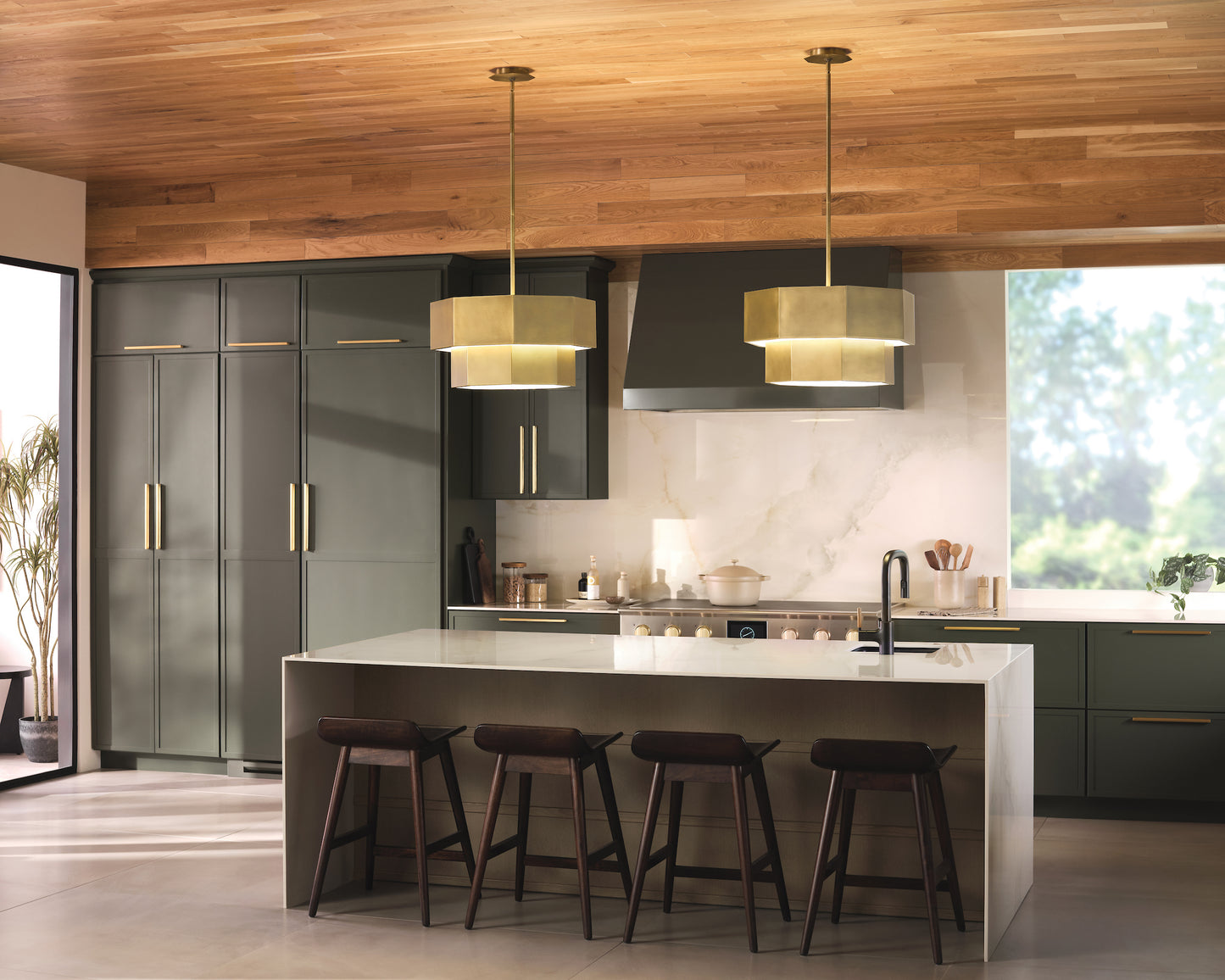 Facet Medium Convertible Chandelier
