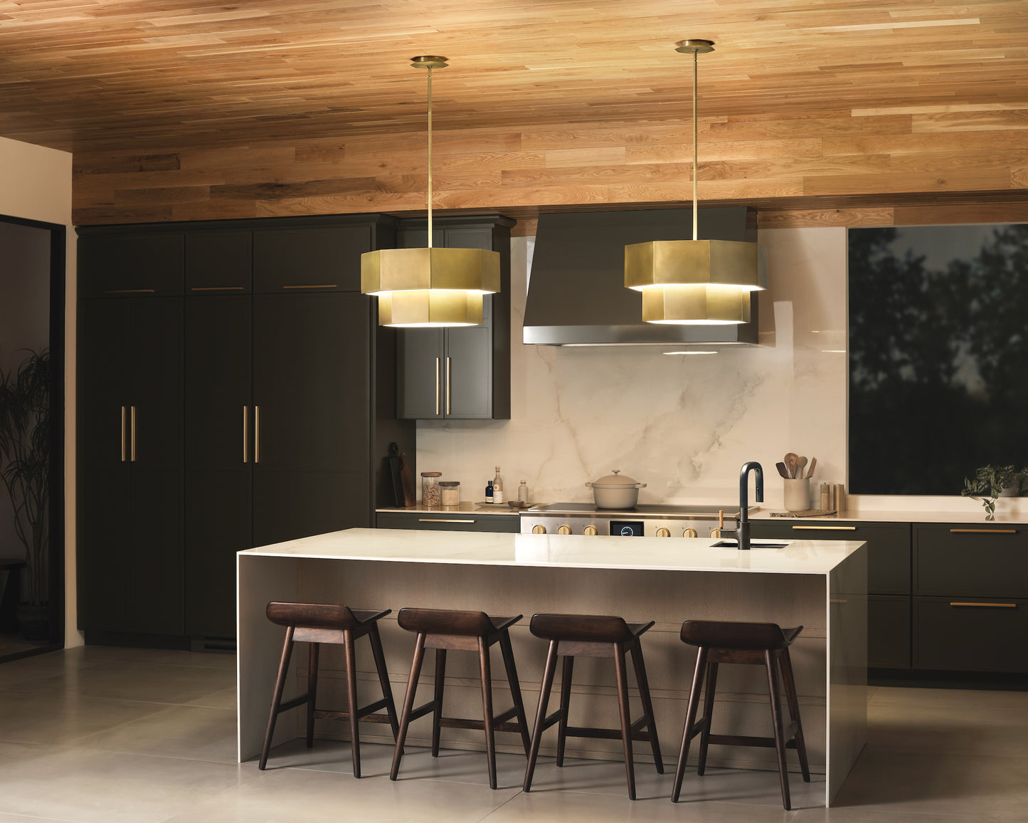 Facet Medium Convertible Chandelier