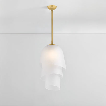Corbett Hela Pendant Vintage Brass Detail 2