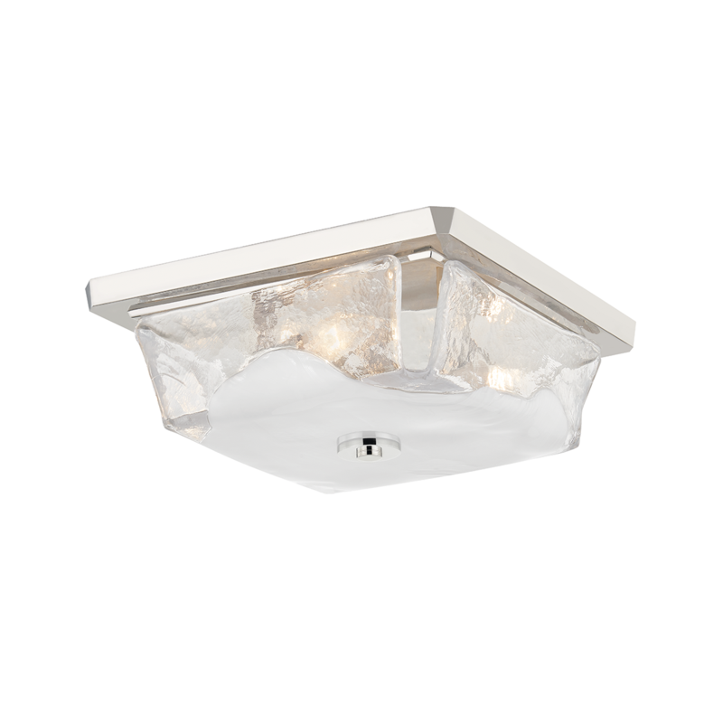 Hudson Valley Hines Flush Mount Polished Nickel