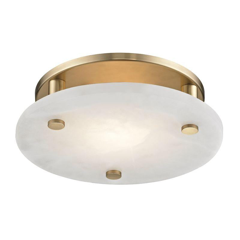 Hudson Valley Croton Flush Mount Antique Brass