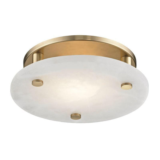 Hudson Valley Croton Flush Mount Antique Brass