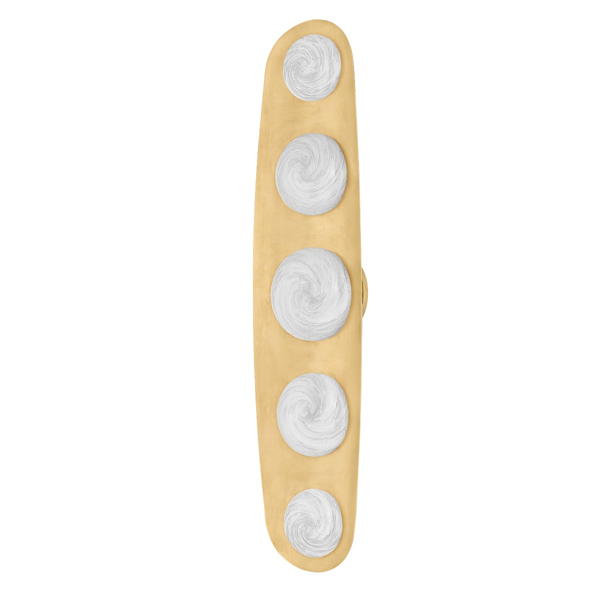 Corbett Bezel Wall Sconce Vintage Brass Detail 1