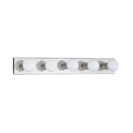 Generation Lighting Center Stage Five Light Wall / Bath Chrome