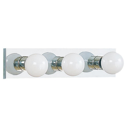 Generation Lighting Center Stage Three Light Wall / Bath Chrome