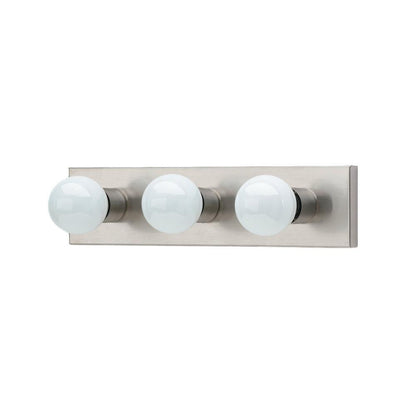 Generation Lighting Center Stage Three Light Wall / Bath Brushed Stainless