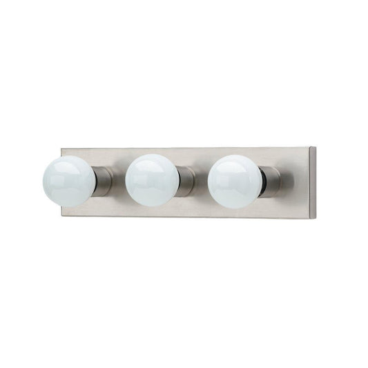 Generation Lighting Center Stage Three Light Wall / Bath Brushed Stainless