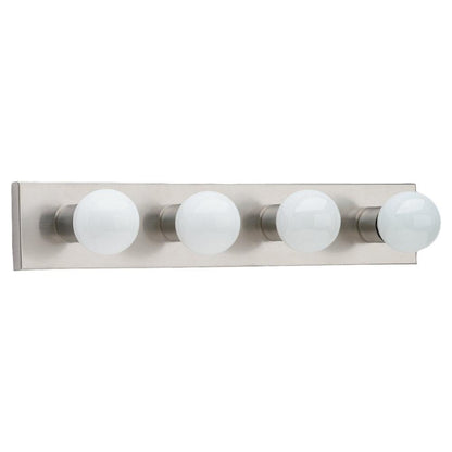 Generation Lighting Center Stage Four Light Wall / Bath Brushed Stainless