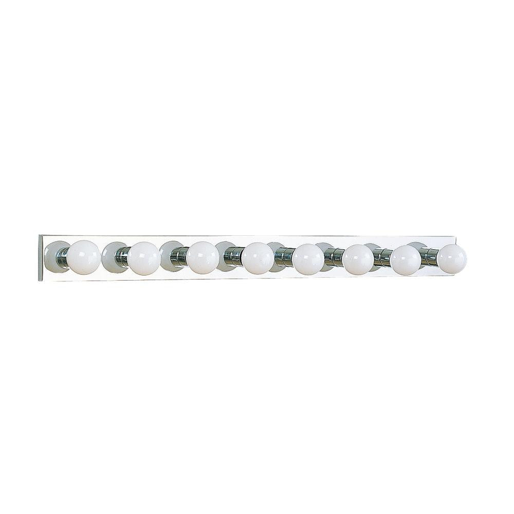Generation Lighting Center Stage Eight Light Wall / Bath Chrome