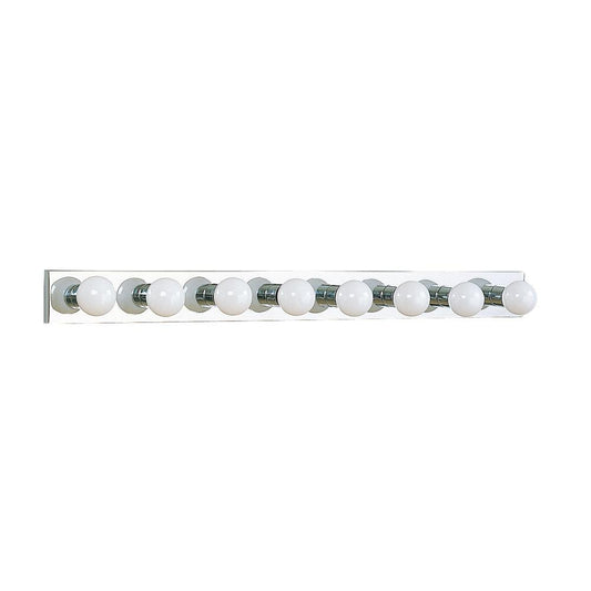 Generation Lighting Center Stage Eight Light Wall / Bath Chrome