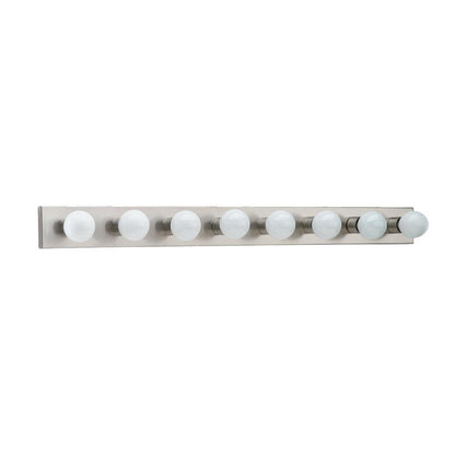 Generation Lighting Center Stage Eight Light Wall / Bath Brushed Stainless