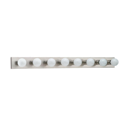 Generation Lighting Center Stage Eight Light Wall / Bath Brushed Stainless