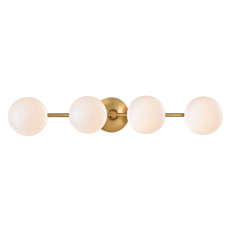 Hudson Valley Fleming Bath Vanity Light Antique Brass