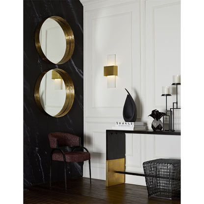 Arteriors Home Bahati Chair Bordeaux Chenille lifestyle