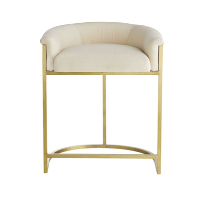 Arteriors Home Calvin Counter Stool White