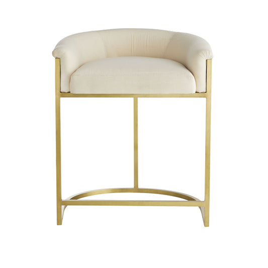 Arteriors Home Calvin Counter Stool White