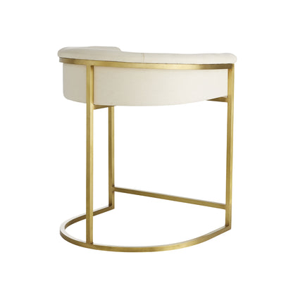 Arteriors Home Calvin Counter Stool White