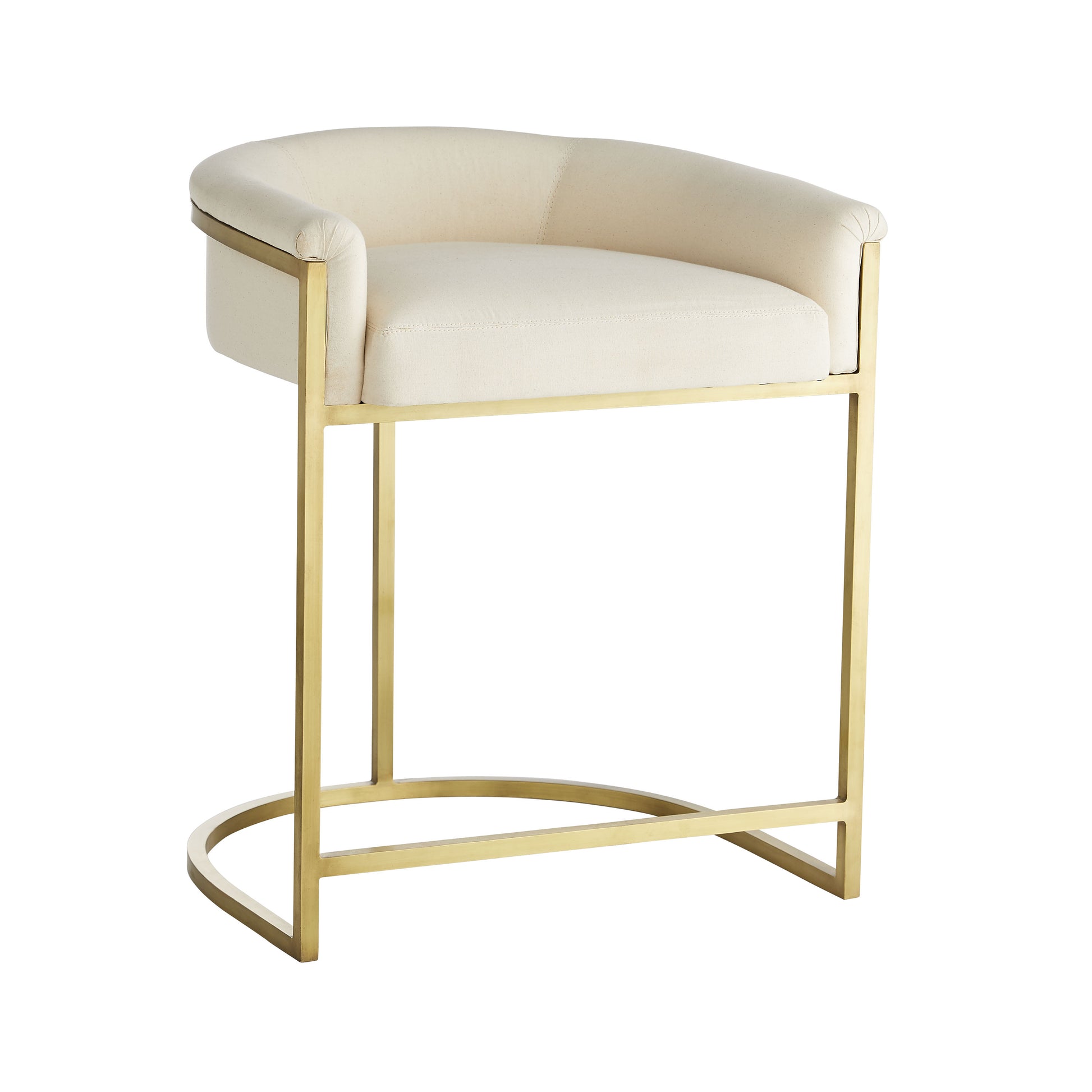 Arteriors Home Calvin Counter Stool White