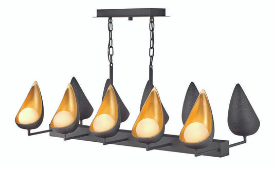 Hinkley Ren Linear Chandelier Black