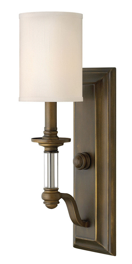 Hinkley Sussex Bathroom Wall Sconce Bronze, English Bronze
