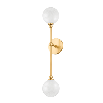 Hudson Valley Andrews Wall Sconce Aged Brass