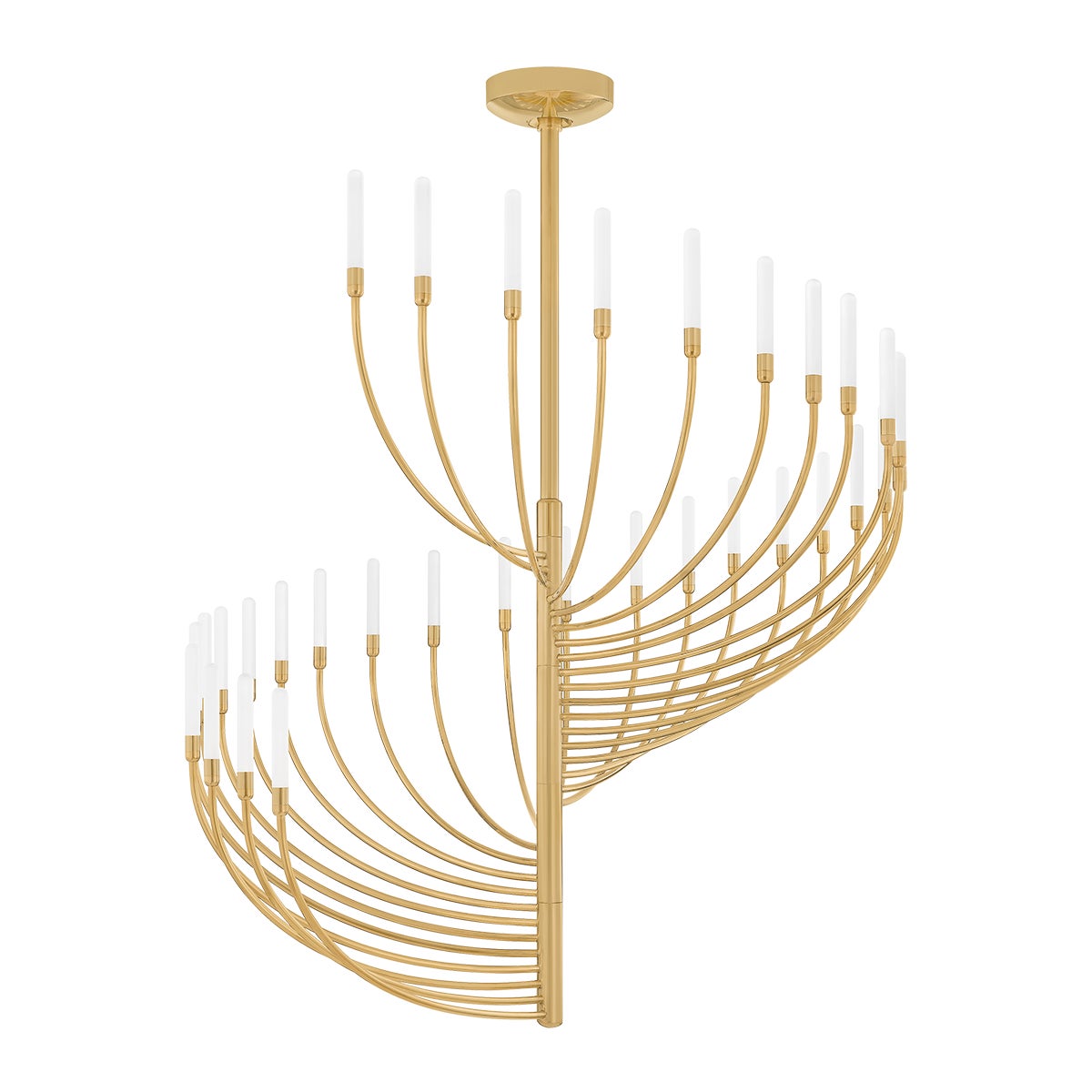Corbett Amalthea Chandelier Vintage Brass