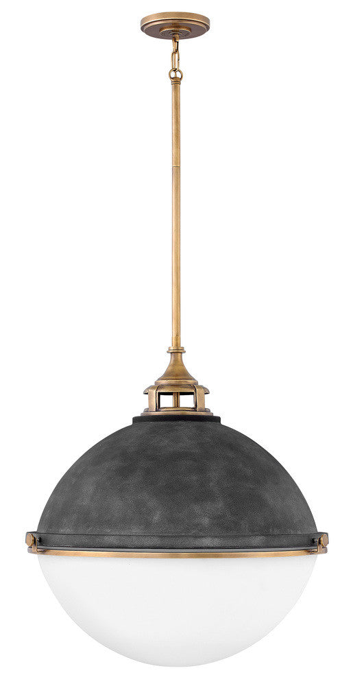 Hinkley Fletcher Chandelier Antique Nickel