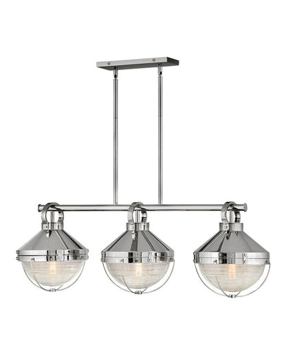 Hinkley Crew Linear Chandelier Polished Nickel