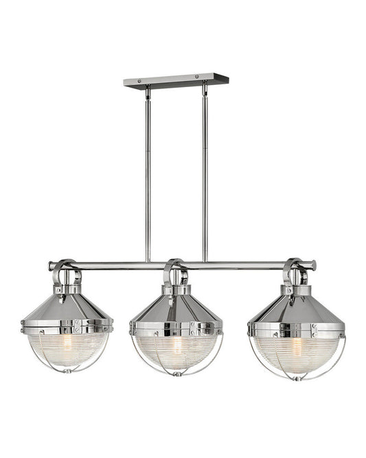 Hinkley Crew Linear Chandelier Polished Nickel