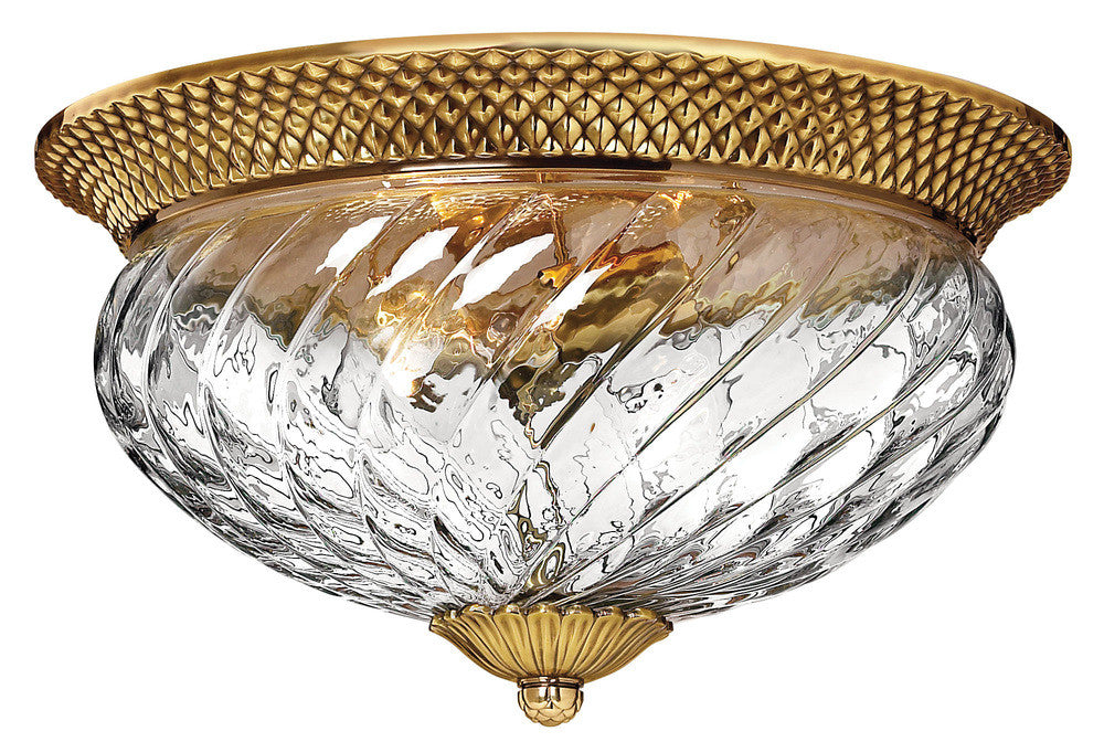 Hinkley Plantation Flush Mount Burnished Brass