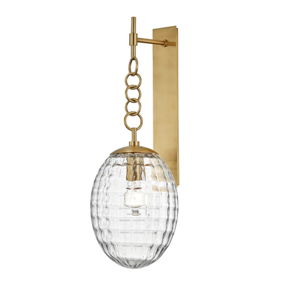Hudson Valley Venice Wall Sconce Antique Brass