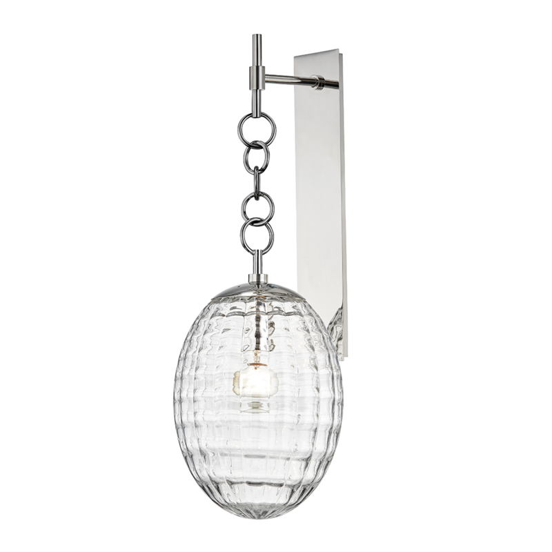 Hudson Valley Venice Wall Sconce Polished Nickel