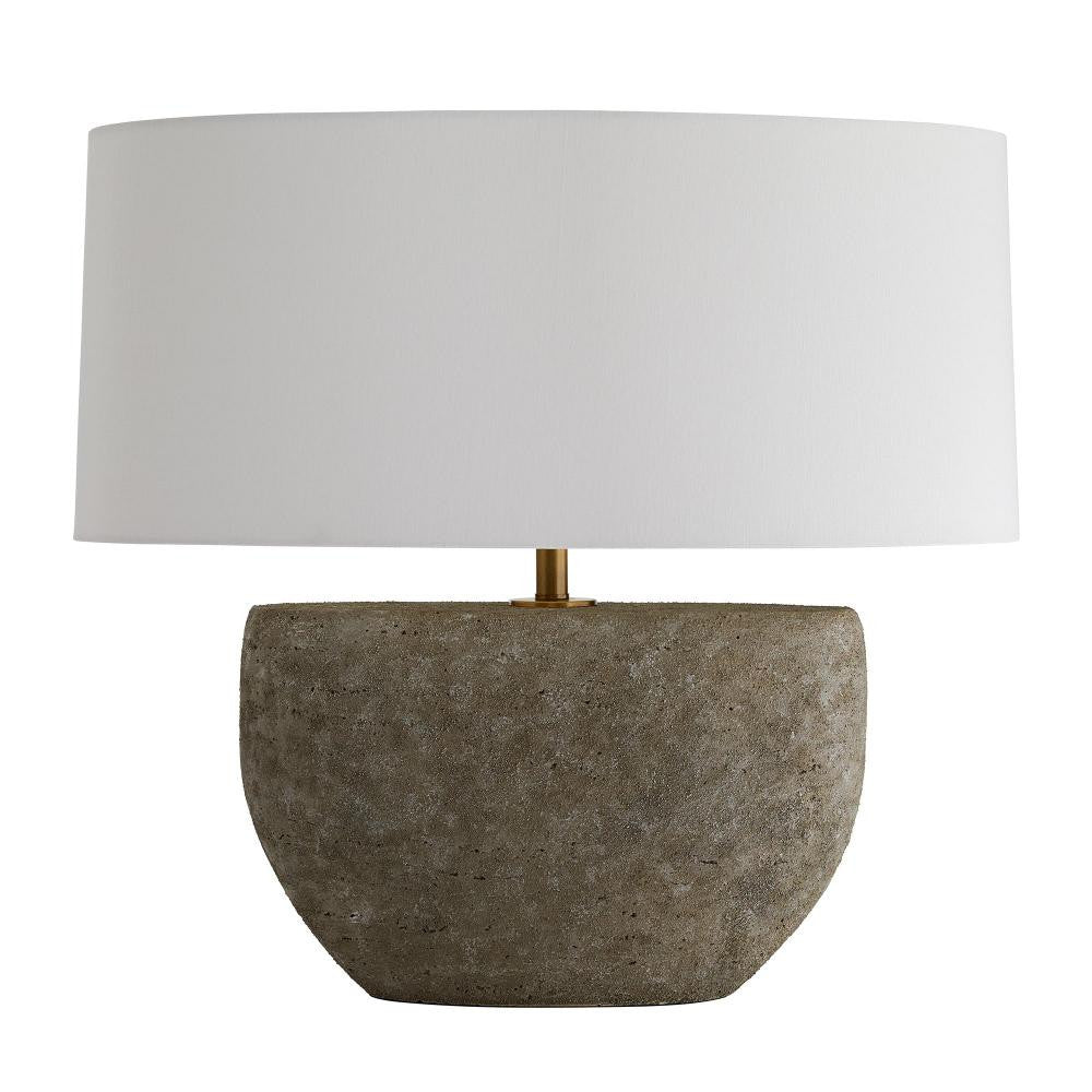 Arteriors Home Odessa Table Lamp Fossil, Antique Brass