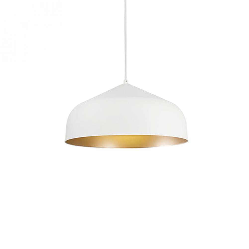 Kuzco Lighting Inc Helena 17-in Pendant White/Gold