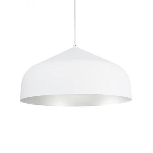 Kuzco Lighting Inc Helena 17-in Pendant White/Silver